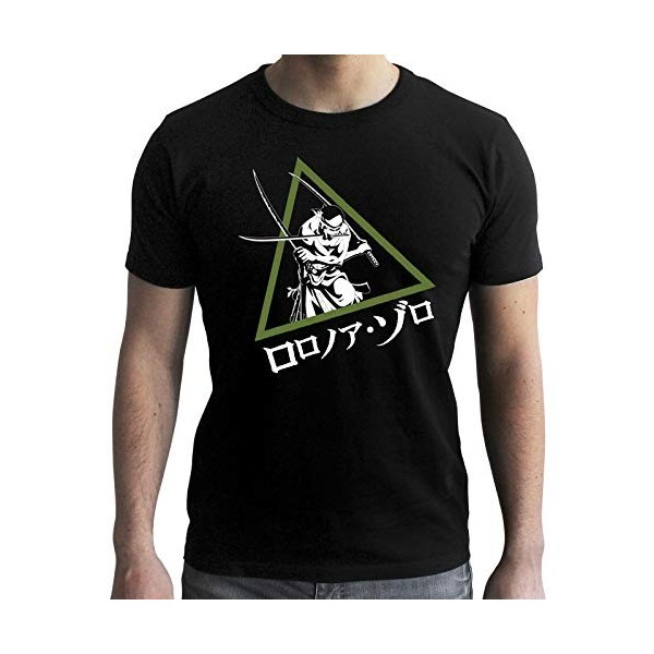 ABYstyle - One Piece - Tshirt - Zoro - Homme - Noir M 
