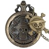 2022 Hommes Japon Dessin Animé Anime One Piece Montre De Poche Mode Hommes Femmes Collier Chaîne Vintage FOB Steampunk Penden