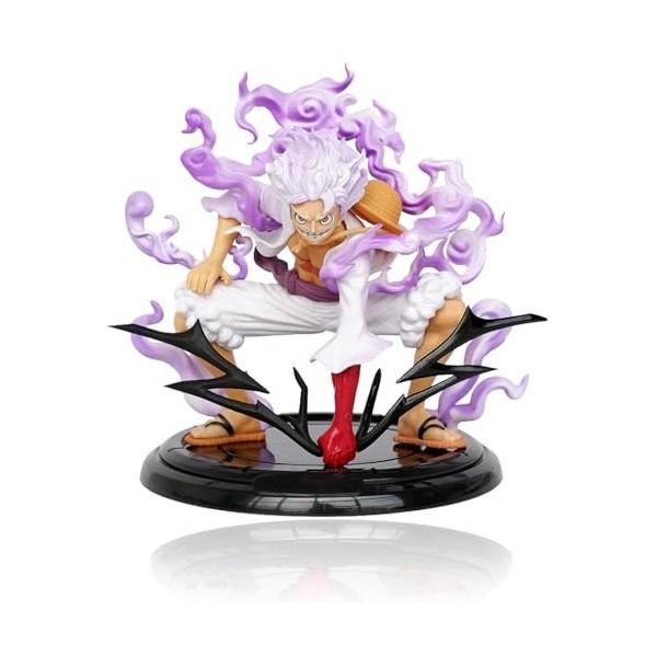 Ubephant Figurine One Piece, Luffy Gear 5, 23cm, Cartoon Model Statue, Décorations de Personnages dAnime, Cadeaux dannivers