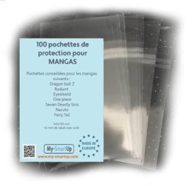 Pochettes de protection pour Manga 140x190mm