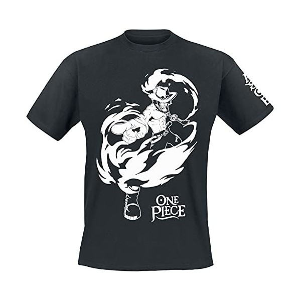 ABYstyle - ONE PIECE - Tshirt "ACE" homme black L 