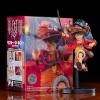 REOZIGN One Piece Figures, Luffy Ace Sabo Figure Running Series Figure Statue 20cm/7.8inch One Piece Anime Luffy Ace Sabo PVC