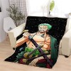 NECEHY Luffy One Piece Couvertures et Plaids 3D Imprimé Blanket Cartoon Anime Characters Couverture Souple en Peluche Flanell