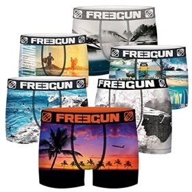 Freegun - Lot de 6 Boxer Surprises Aléatoires Enfants 14/16 ans - Multicolore