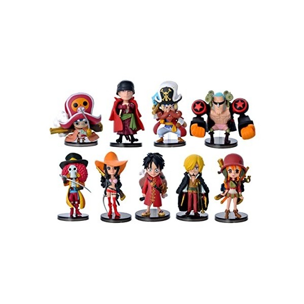 9 Pcs/Lot Chopper One Piece Figurine Anime Jouet Modèle