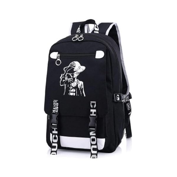 2022 Luffy One Piece Anime Sac À Dos Unisexe Dessin Animé Sacs Adolescents Sacs À Dos pour Ordinateur Portable Voyage Sac À B
