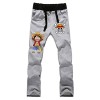 WANHONGYUE Anime One Piece Luffy Pantalons de Sport Jogging Adulte Cosplay Bas de Survêtement Sweatpants Trousers avec Poches
