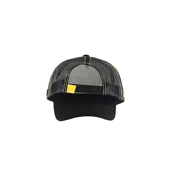 Capslab Straw Hat Crew One Piece Black Trucker Cap - One-Size