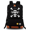 Gumstyle Anime One Piece Monkey D Luffy Lumineux Sac à Dos Cartable Backpack pour Ordinateur Portable Etudiant Sac de Livre d