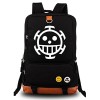 Gumstyle Anime One Piece Monkey D Luffy Lumineux Sac à Dos Cartable Backpack pour Ordinateur Portable Etudiant Sac de Livre d