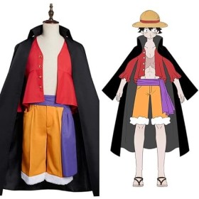 Générique Generic Anime One Piece Monkey D. Luffy Cosplay Costume Hommes Costumes Halloween Party Uniforme Tenues Cadeau dan