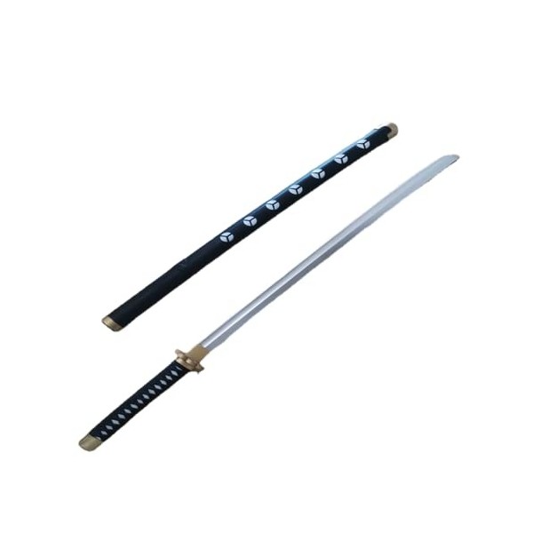 damdos Halloween Prop for Weapon Cosplay Sword Roronoaa Zoro PU Rubber Samuraiay Swords Birthdays Gifts White 