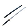 damdos Halloween Prop for Weapon Cosplay Sword Roronoaa Zoro PU Rubber Samuraiay Swords Birthdays Gifts White 