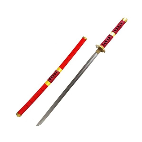 damdos Halloween Prop for Weapon Cosplay Sword Roronoaa Zoro PU Rubber Samuraiay Swords Birthdays Gifts White 