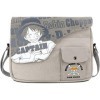 Roffatide Anime One Piece Luffy Straw Hat Pirates Cartable Toile Messenger Sac Imprimé Rabat Bandoulière Cartable Sac à Bando