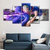 VEYEBZ 5 Pièces Encadrée Impressions Sur Toile Peinture 75×40Cm Anime One Piece Roronoa Zoro Art Mural Abstrait Modulaire Aff