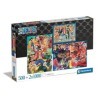 Clementoni- One Piece 3 en 1-3 1 500 2 Puzzles de 1000, Adultes et Enfants de 14 Ans, Jeu dadresse pour Toute la Famille, fa