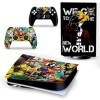 I3C Anime PS5 Skin Digital Edition Anime Console et contrôleur Vinyl Cover Skins Wraps pour Playstation 5 Disc Version