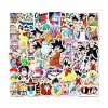 100 Pcs Cool Stickers Manga, Stickers Naruto, Stickers Anime, Stickers Ordinateur Portable, Waterproof Stickers Manga For Adu