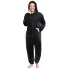 CityComfort Combinaison Pyjama Homme Grenouillere Homme Combi Pyjama Onesie Tout en Un Chaud en Polaire M-3XL Noir, M 