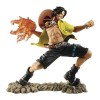 REOZIGN One Piece Figures, 15cm/5.9inch Luffy, Ace Anime Personnages Figure Decor Action Figure Statue Ornement PVC Collectio