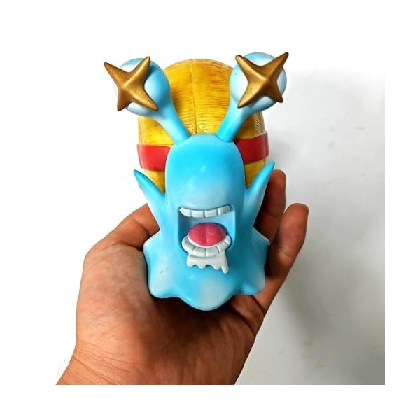 REOZIGN One Piece Den Den Mushi, 8cm / 3.1inch Cosplay PVC Action Figure Statues Personnage Modèle Figure Jouet Objets de Col