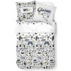 TODAY Parure Housse de Couette Ado Gamer, Blanc, 220x240