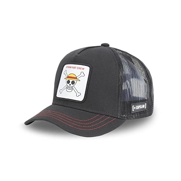 CAPSLAB Casquette Homme Trucker One Piece Skull 2 