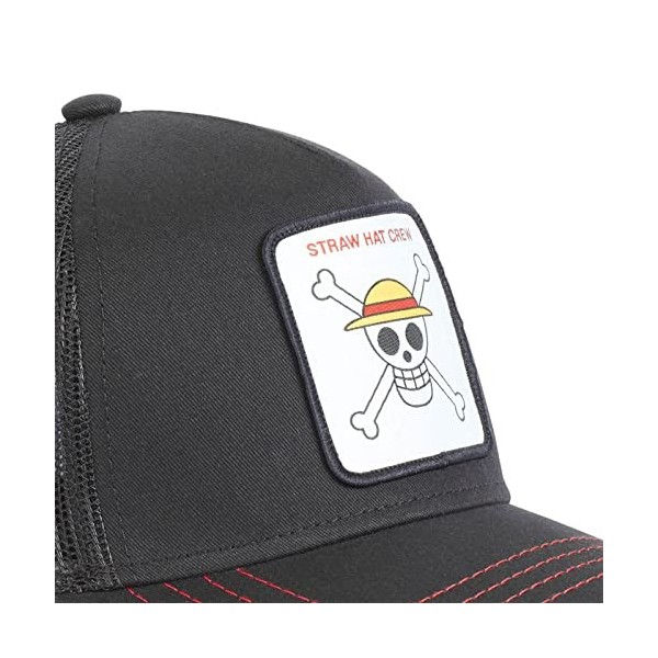 CAPSLAB Casquette Homme Trucker One Piece Skull 2 