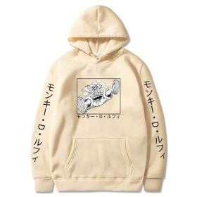 FIHTRY Unisexe Sweat à Capuche Homme One Piece 3D Imprimé Pull Cartoon Luffy Manga Anime Sweatshirt XXS-4XL,A,M