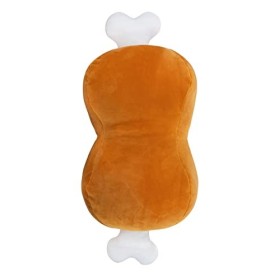 Roffatide Anime Une pièce Dinde Jambe en Peluche oreillers Luffy préféré Poulet Pilon Cadeaux danniversaire Doux Dos Coussin