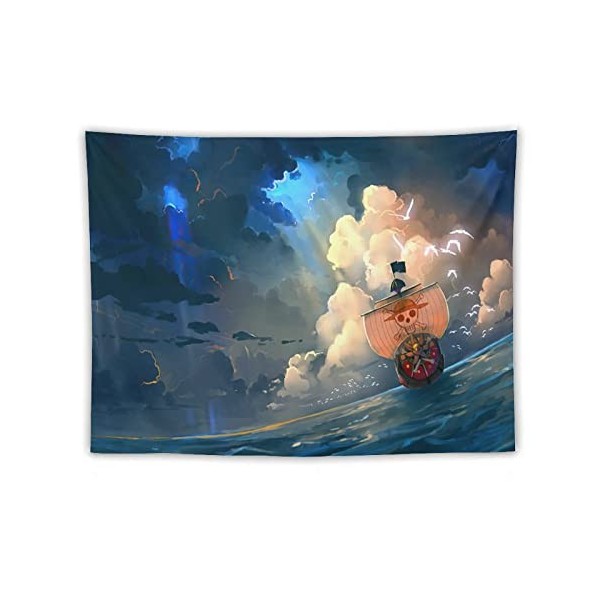 NANXIANG One Piece - Poster danime Mille ensoleillés - Peinture murale - Tapisserie en polyester - Œuvres dart - Décoration