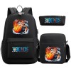 Anime Sac À Dos 3 Pièces Antivol Serrure Garçon Fille Enfants École Livre Sacs Voyage Sac À Dos Sac À Bandoulière Stylo Sac p