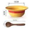 YushengTai One piece, Luffyy Bol en paille - Bol en céramique - Peut être utilisé comme bol mélangeur, bol à ramen, bol à bol