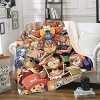 NECEHY Anime One Piece Couvertures et Plaid Polaire en Peluche Sherpa Laine Mode Impression numérique 3D Microfibre Blanket p