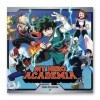 Grupo Erik - Calendrier Mural 2024 My Hero Academia | Calendrier Mensuel 30 x 60 cm, Certifié FSC, en Français