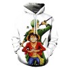 Anime One Piece Sweat à Capuche Zoro Luffy Pull 3D Imprimé Sweatshirt Unisexe Hoodies Manches Longues One Piece Manga Cosplay