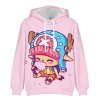 One Piece Luffy Chopper Homme Sweat à Capuche Sweat Manche Longue Pull Sport Casual