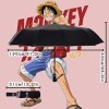 Roffatide Anime One Piece Parapluie 8/10 RIBS Luffy 41.3 Parapluie à Ouverture Automatique Parapluie de Voyage Compact et P