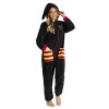 Harry Potter Combinaison Pyjama Homme Ou Femme, Grenouillère Adulte en Polaire Douce avec Capuche Taille S, M, L Et XL, Kigur