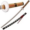 Sword Valley Roronoa Zoro épée en Bois 104 cm, épée Cosplay Anime -Death Surgeon Trafalgar Law Rouge