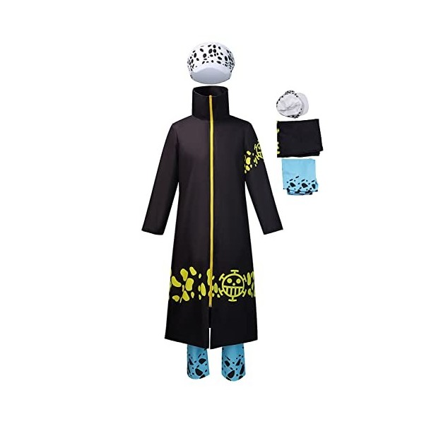 Alleyon Trafalgar Law Robe Cosplay Anime Deguisement Law Costume Cape M