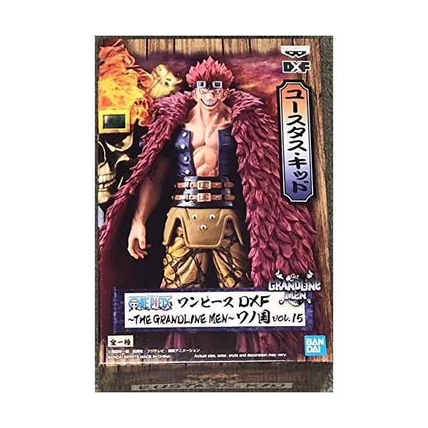 Banpresto One Piece - Eustass Kid - Figurine Grandline Men 17cm