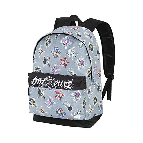 One Piece Skull Symbols-Sac à dos HS FAN 2.0, Gris