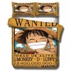 JYHTK Housse Couette -Luffy - Parure de lit One Piece - Polyester 100%, 220 x240 Housse de Couette Fermeture Éclair, avec 2 T