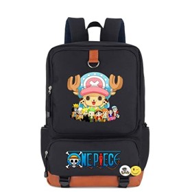 Roffatide Anime One Piece Tony Tony Chopper Sac à Dos pour Ordinateur Portable sadapte à 15.6 College Bookbag Cartable Co