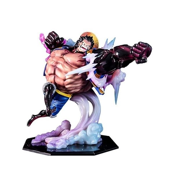 FGuérinInternational Figurine Luffy Gear 4 Collection Manga Anime One Piece Monkey Décoration Cadeau Anniversaire Adolescent 