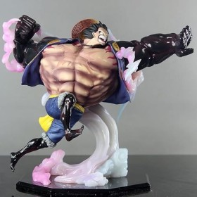 FGuérinInternational Figurine Luffy Gear 4 Collection Manga Anime One Piece Monkey Décoration Cadeau Anniversaire Adolescent 