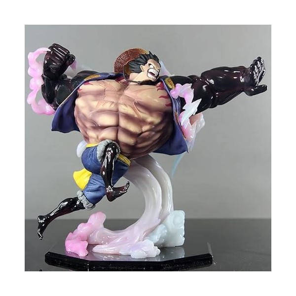 FGuérinInternational Figurine Luffy Gear 4 Collection Manga Anime One Piece Monkey Décoration Cadeau Anniversaire Adolescent 