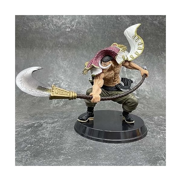 ROMOZ One Piece Chiffres Barbe Blanche Edward Newgate Anime Figur Figure Statue Anime Cartoon Figur Charakter Modell Ornement